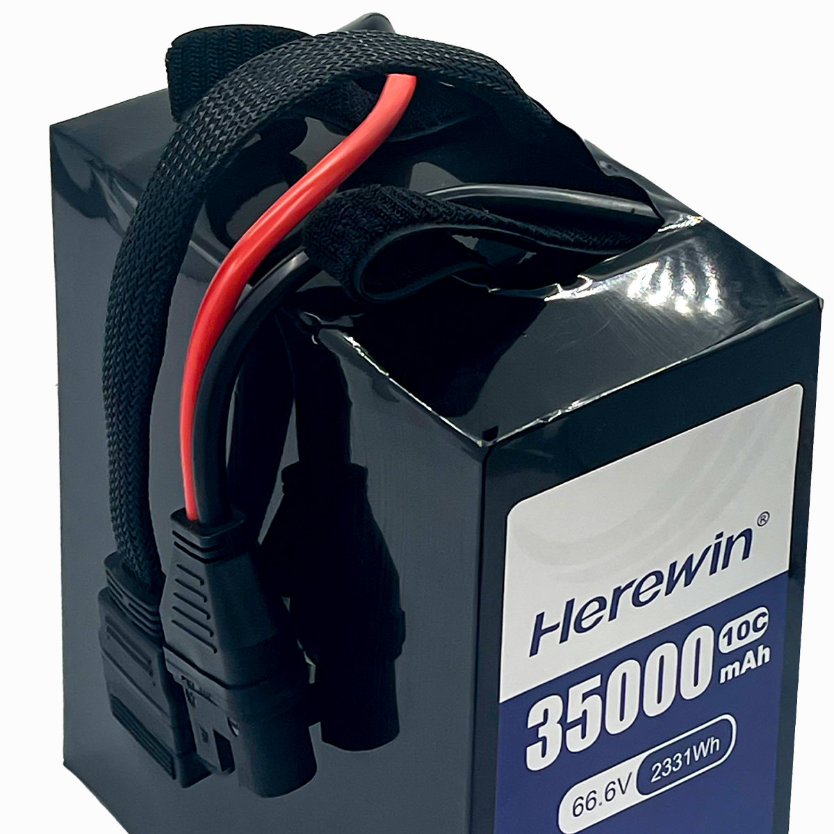 18S1P 66.6V 35000mAh semi-solid UAV battery connector detail