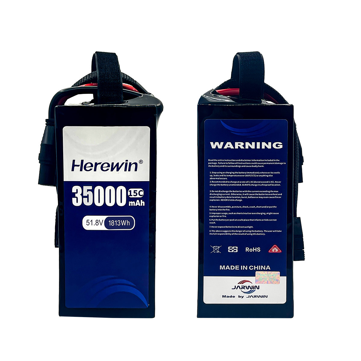 Semi-Solid 14S1P 51.8V 35000mAh UAV Battery