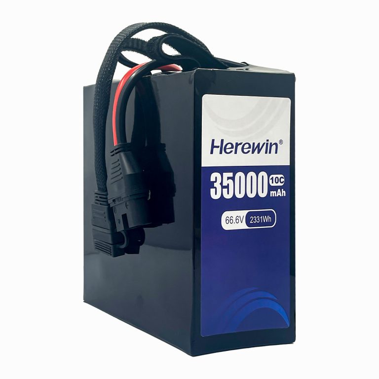 High Voltage Semi-Solid 18S1P 66.6V 35000mAh UAV Battery