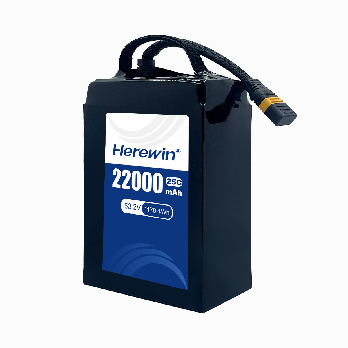 14S1P 53.2V 22000mAh Soft Pack Smart UAV Battery Herewin 25C (9)