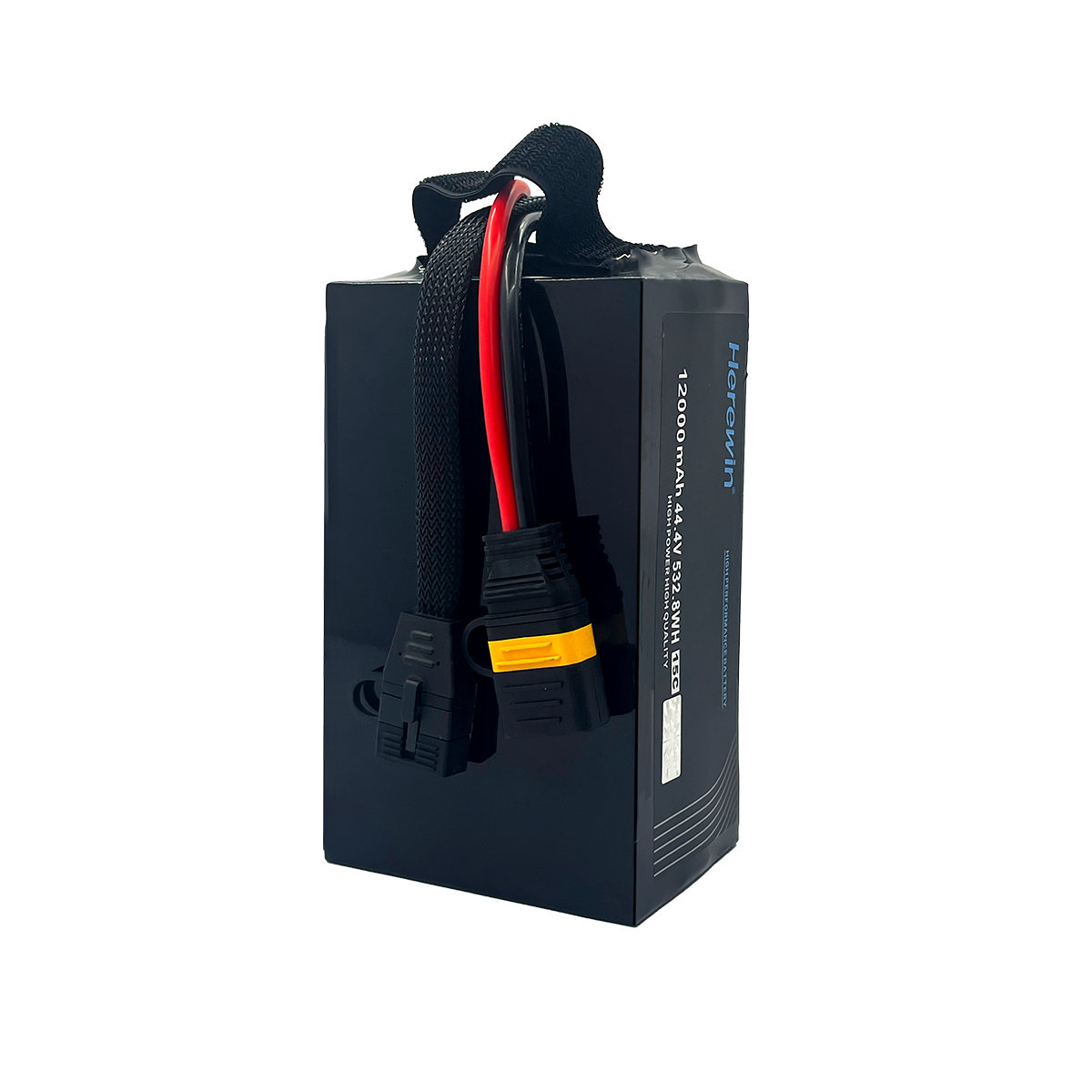 lightweight high voltage agricultural drone battery side view