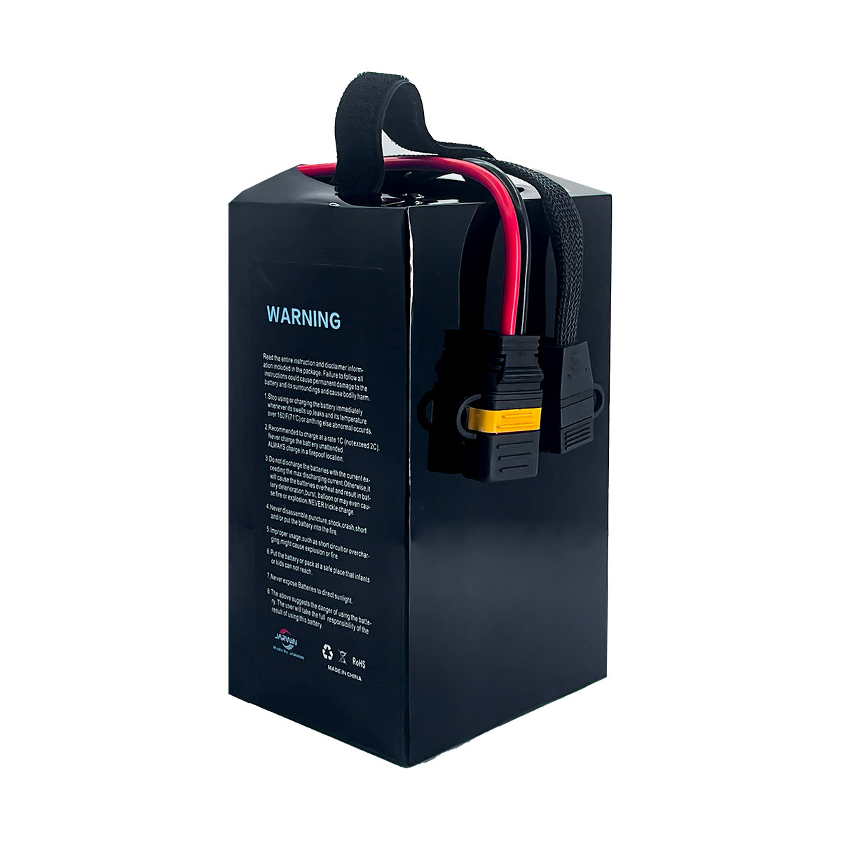fast charging main-use agricultural drone battery back view