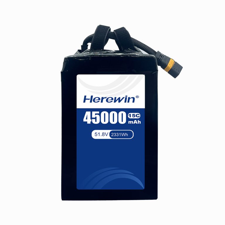 14S1P 51.8V 45000mAh Soft Pack Smart UAV Battery