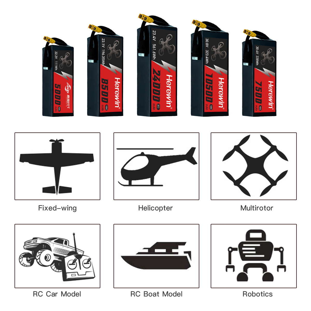 Herewin 100C 6S1P 22.8V 8000mAh (5)