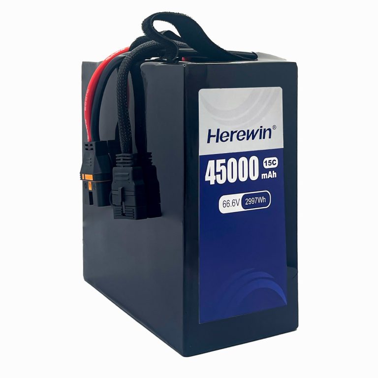 High Voltage Semi-Solid 18S1P 66.6V 45000mAh UAV Battery