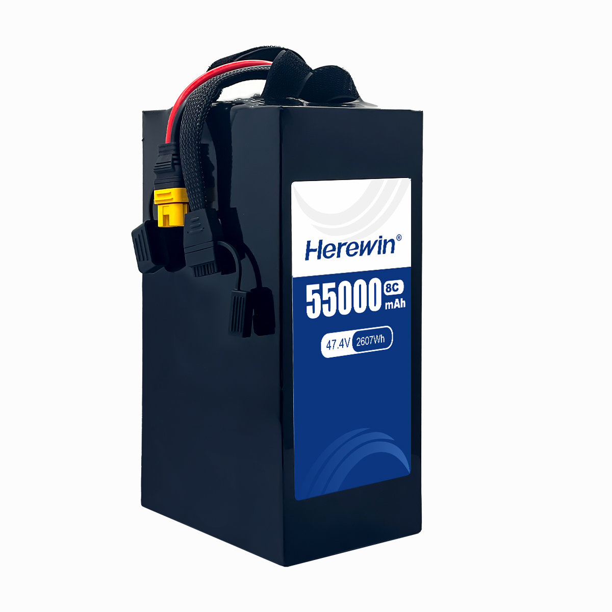 High Voltage Semi-Solid 12S1P 47.4V 55000mAh UAV Battery
