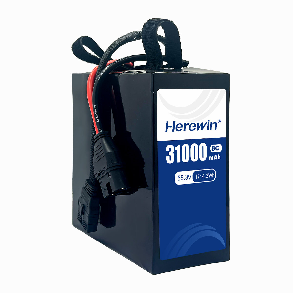 High Voltage Semi-Solid 14S1P 55.3V 31000mAh UAV Battery