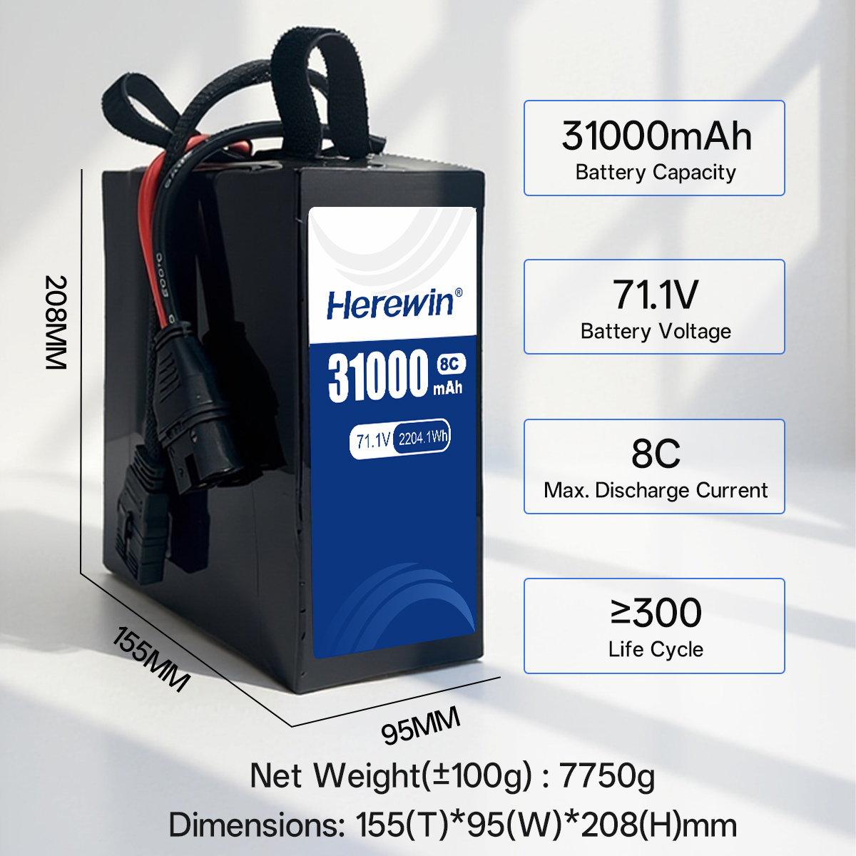 Herewin 8C 18S1P 71.1V 31000mAh (3)