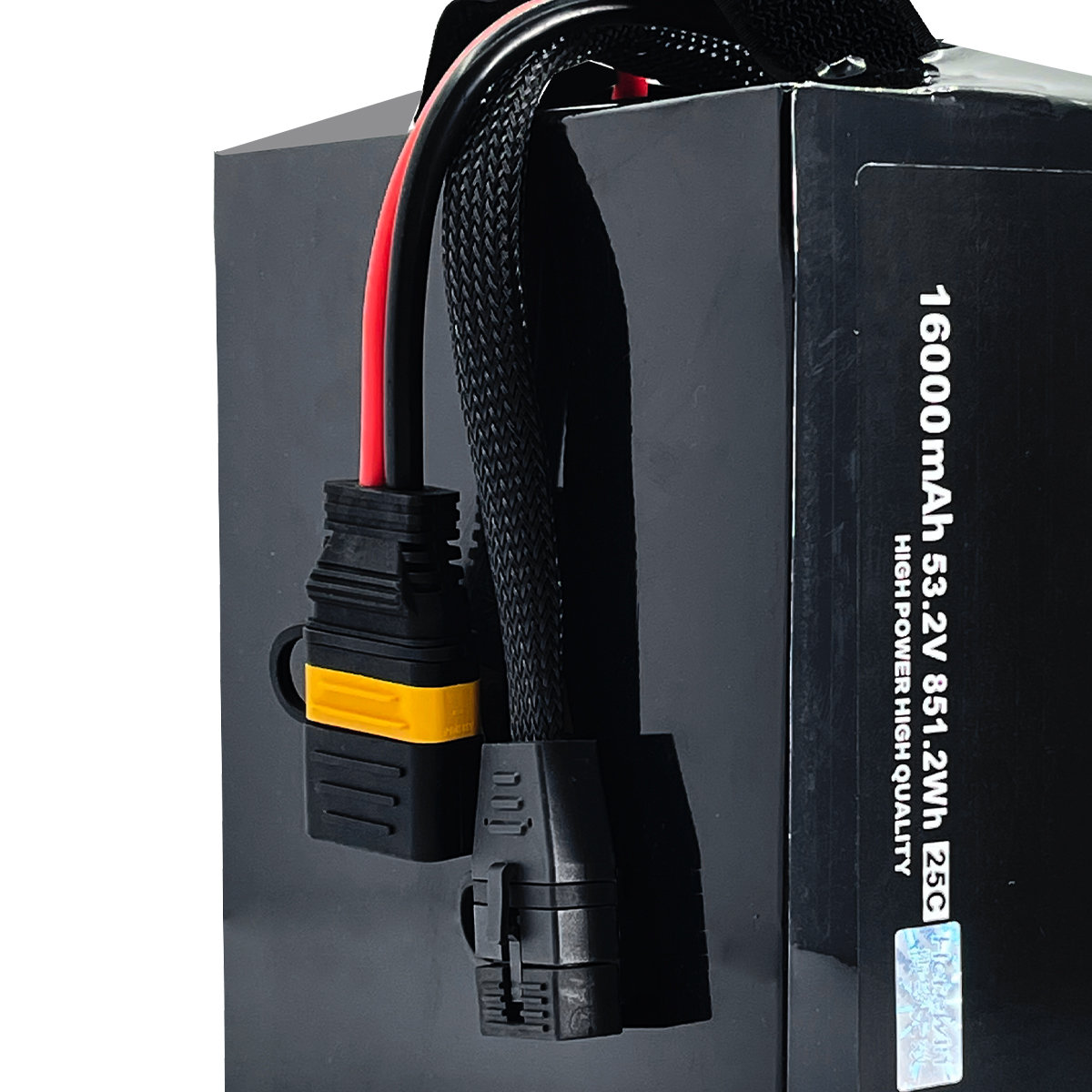 25C 14S1P 53.2V 16000mAh industrial UAV battery connector