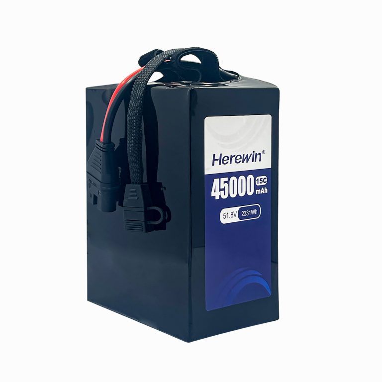 14S1P 51.8V 45000mAh semi-solid UAV battery 320Wh/kg