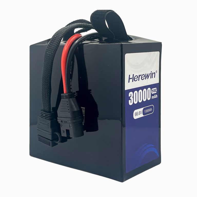 18S1P 66.6V 30000mAh semi-solid UAV battery 280Wh/kg