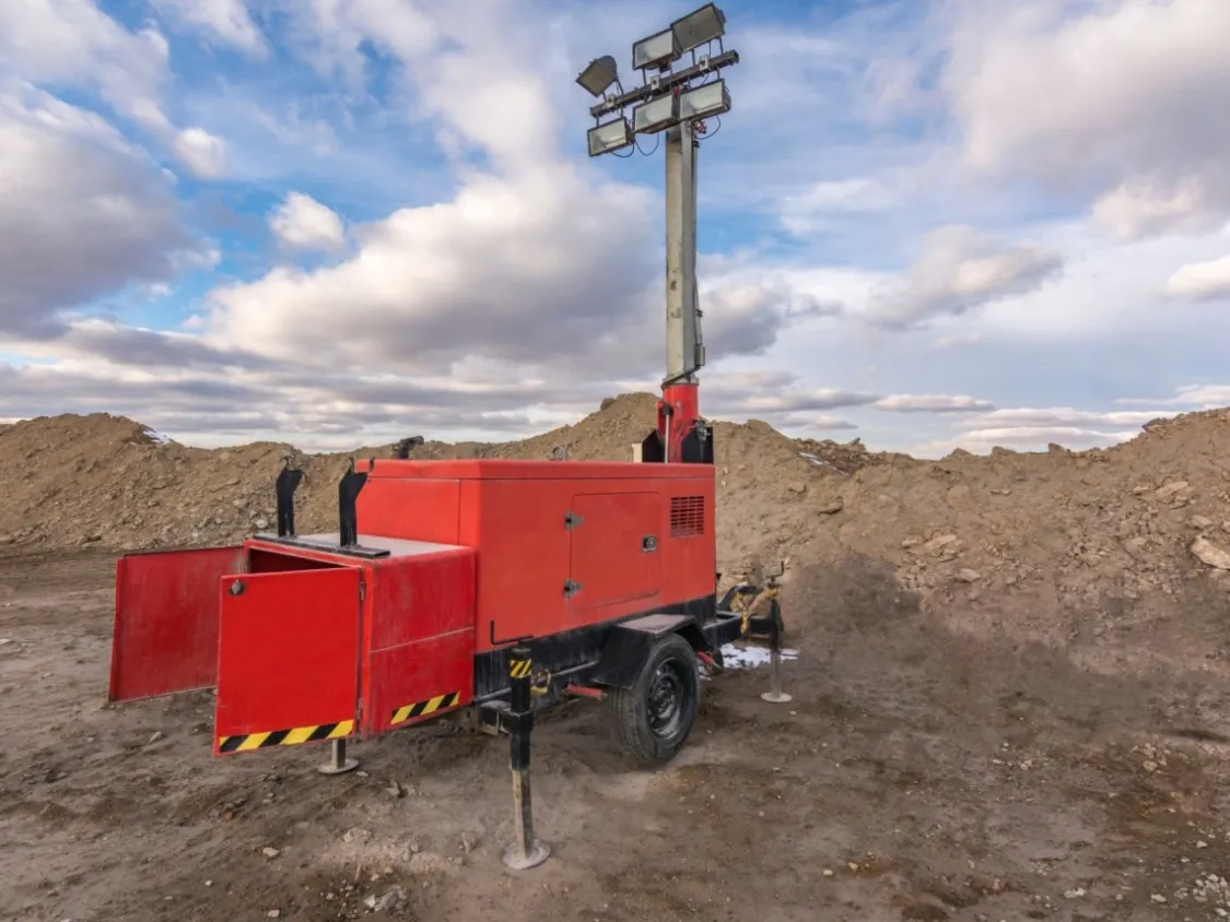 Mining Site Lighting Engineering Vehicle