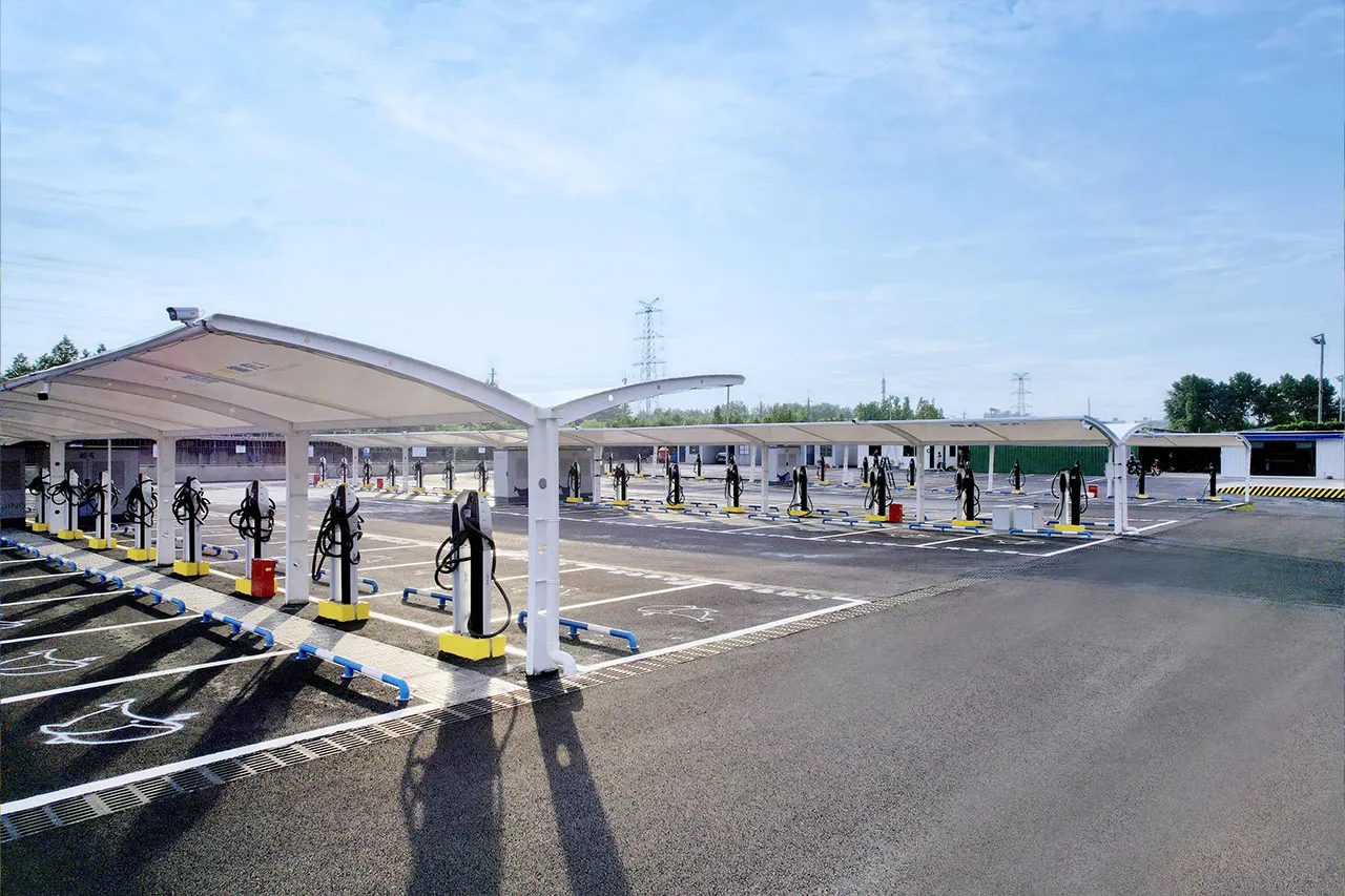 EV Charging Lot Storage