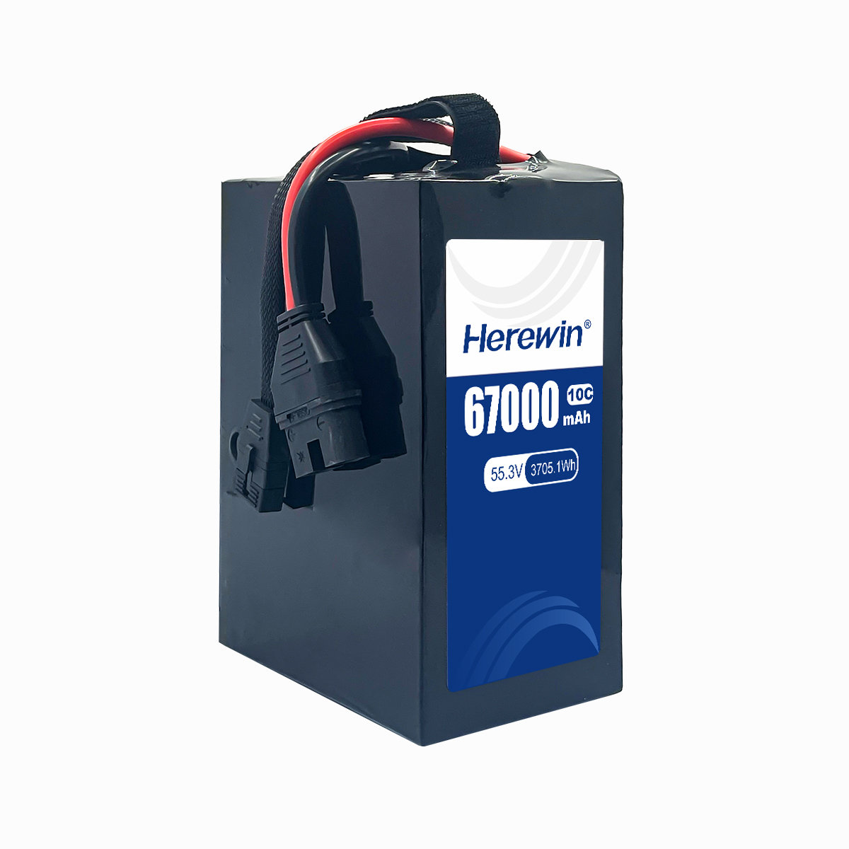 High Voltage Semi-Solid 14S1P 55.3V 67000mAh UAV Battery
