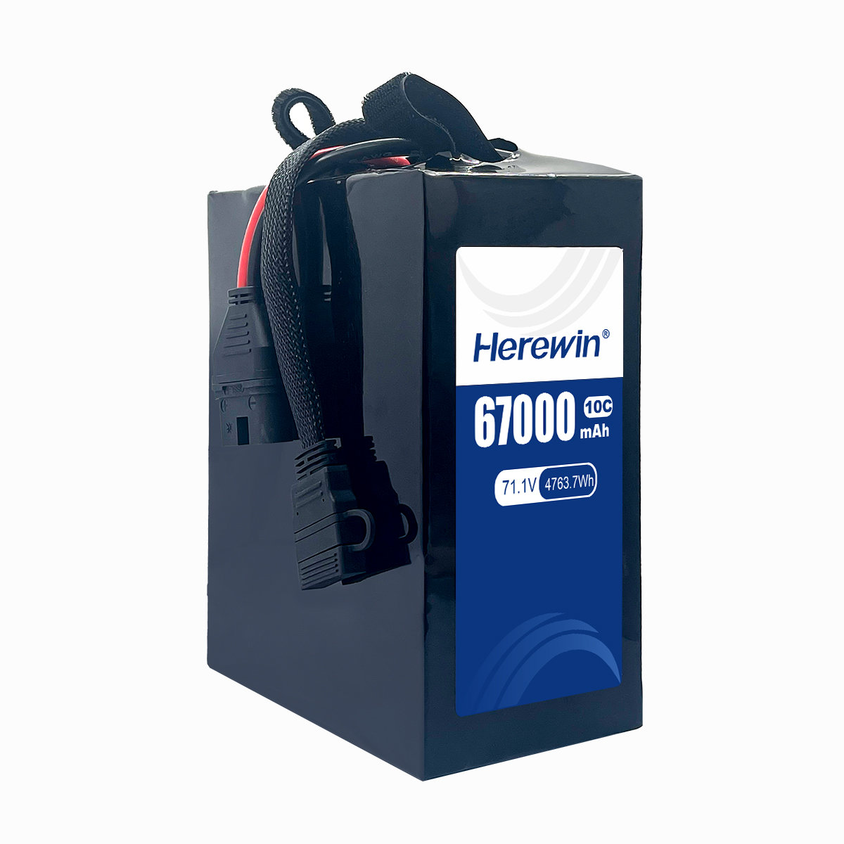 High Voltage Semi-Solid 18S1P 71.1V 67000mAh UAV Battery