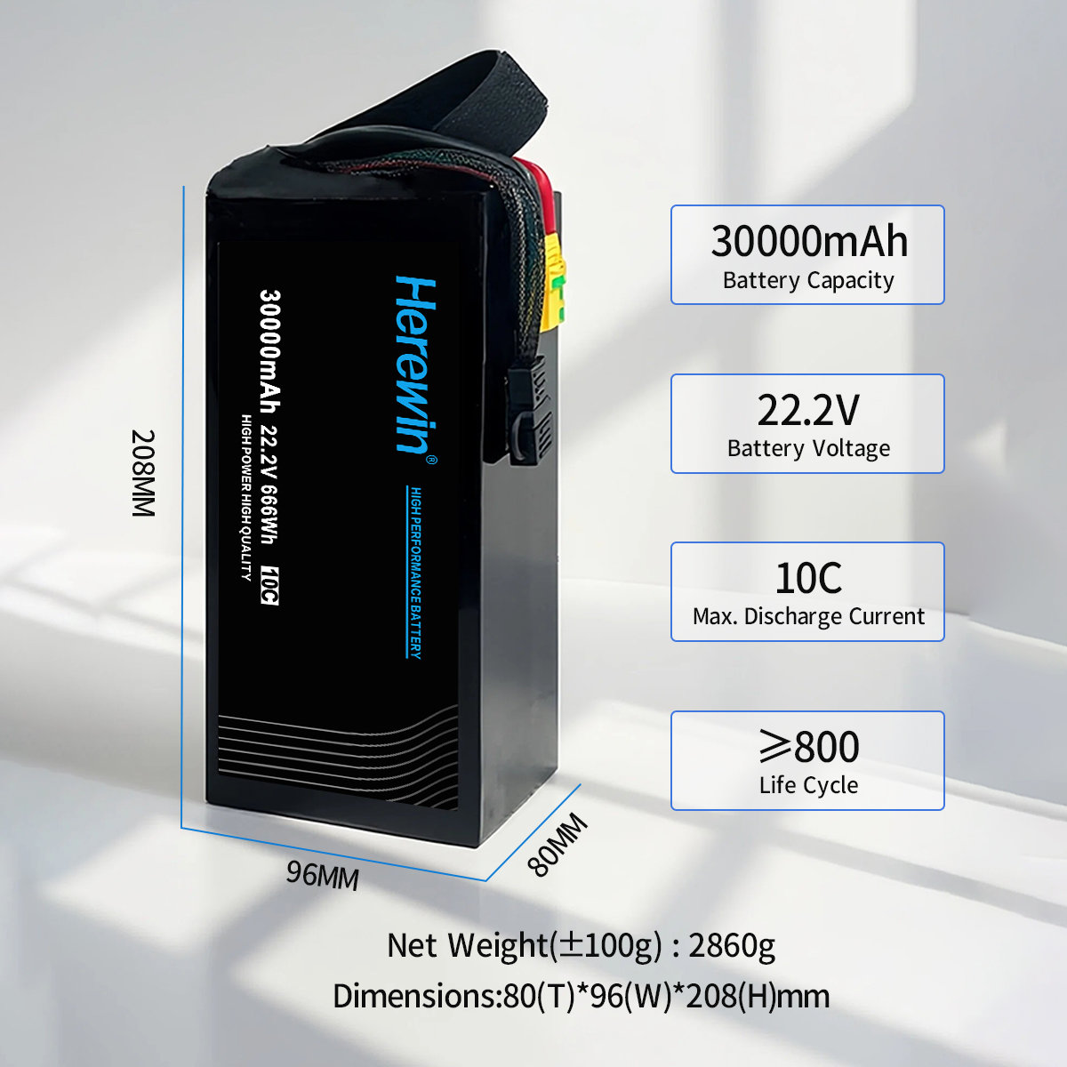 Herewin 22.2V 30Ah UAV Battery (5)