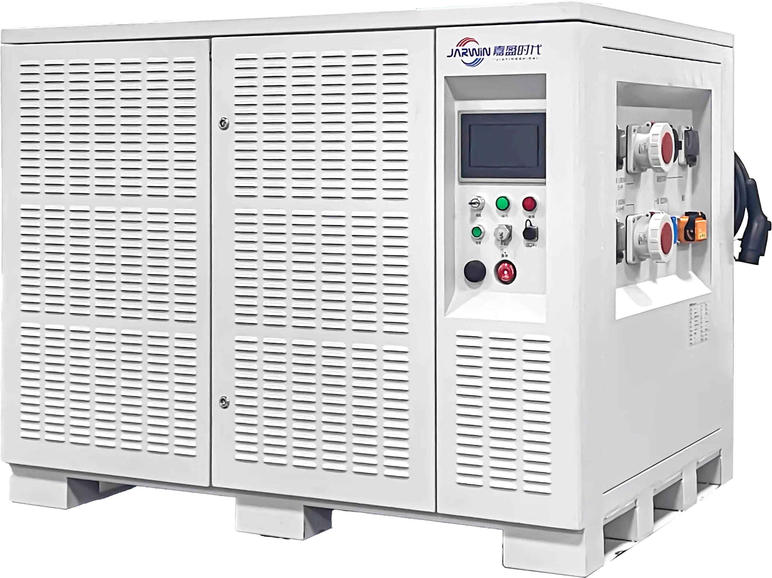 Diagram showing diesel generator, battery, and EMS dispatch in an industrial microgrid