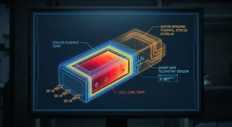 Industrial UAV smart battery thermal soak and power margin engineering pathways