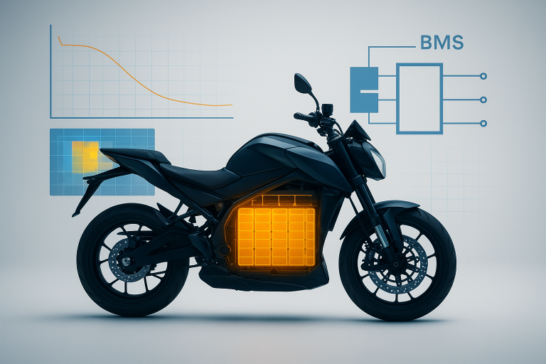 Electric motorcycle battery performance depends on power delivery, thermal management, and BMS as one system.
