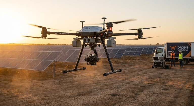 Industrial drone semi-solid smart battery system with integrated BMS telemetry and high-current connectors