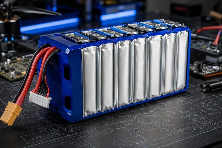 High-voltage lithium polymer (LiHV) drone battery pack for UAV system design